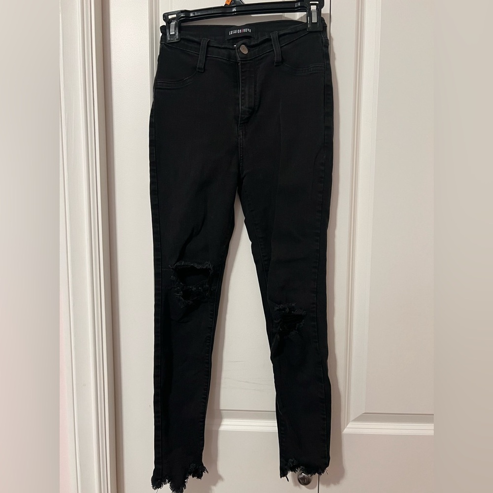 2/$30 💫 Fashion Nova high waisted ripped skinny jeans